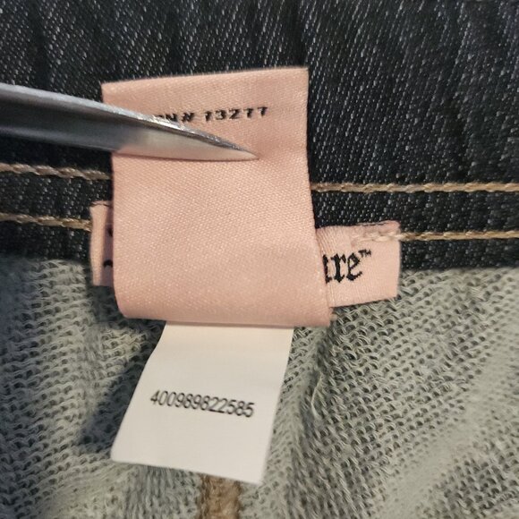 Juicy Couture US Flag Sequin Shorts Patriotic Denim Stretch July 4th USA Medium - Picture 7 of 12